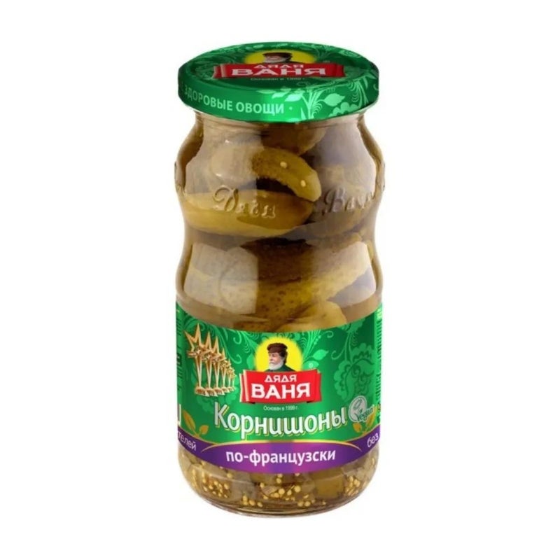 Uncle Vanya Canned Cucumber Pickle Gherkins in French Style- 460gms